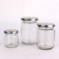 3oz 8oz 12oz round glass fruit jam sauce honey jar for sale with  twist-off metal lid